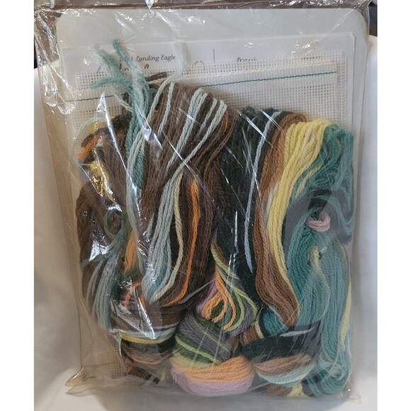 Landing Eagle Needlepoint Kit Dimensions 12 x 16 Sealed B26 - Picture 6 of 6